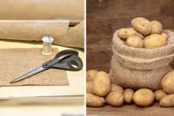 Только глянь, какую красоту умелица делает из ЭТОГО! Теперь смотрю на старые мешки по-другому!
