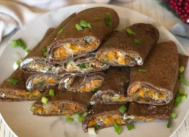 ЗАКУСКА ИЗ ПЕЧЁНОЧНЫХ БЛИНОВ