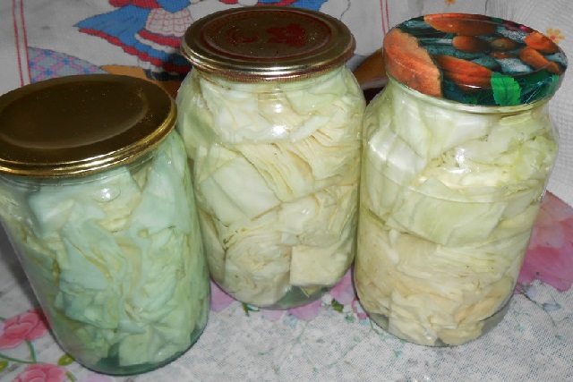 Капуста сладкая маринованная