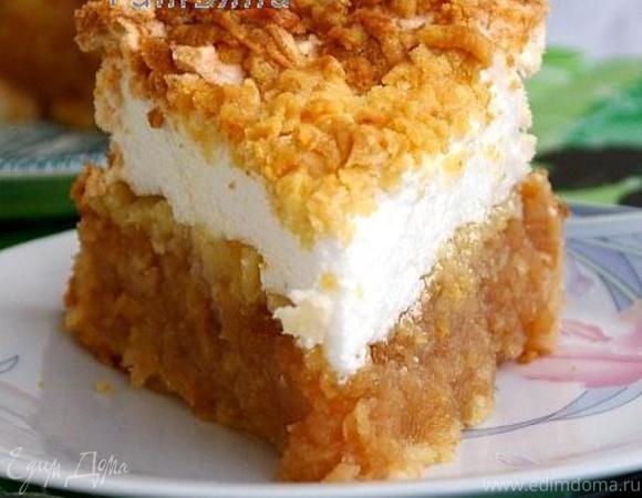 Пирог с яблоками, как пирожное! Просто шедевр!