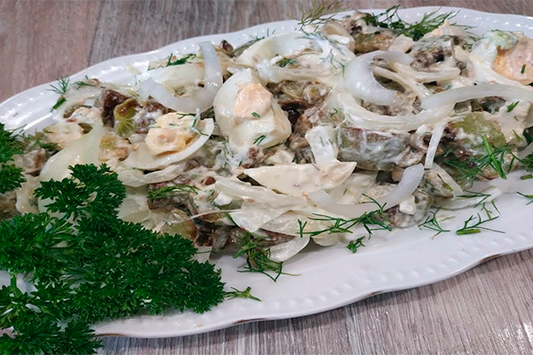 САЛАТ БЕЗ ГРАММА МЯСА, А ПО ВКУСУ НЕ ОТЛИЧИШЬ ОТ МЯСНОГО. ВКУСНЕЕ ЧЕМ ОЛИВЬЕ! САЛАТ БЕЗ ГРАММА МЯСА, А ПО ВКУСУ НЕ ОТЛИЧИШЬ ОТ МЯСНОГО. ВКУСНЕЕ ЧЕМ ОЛИВЬЕ!