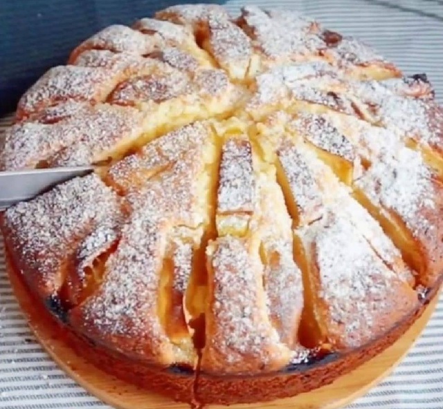 Творожная шарлотка