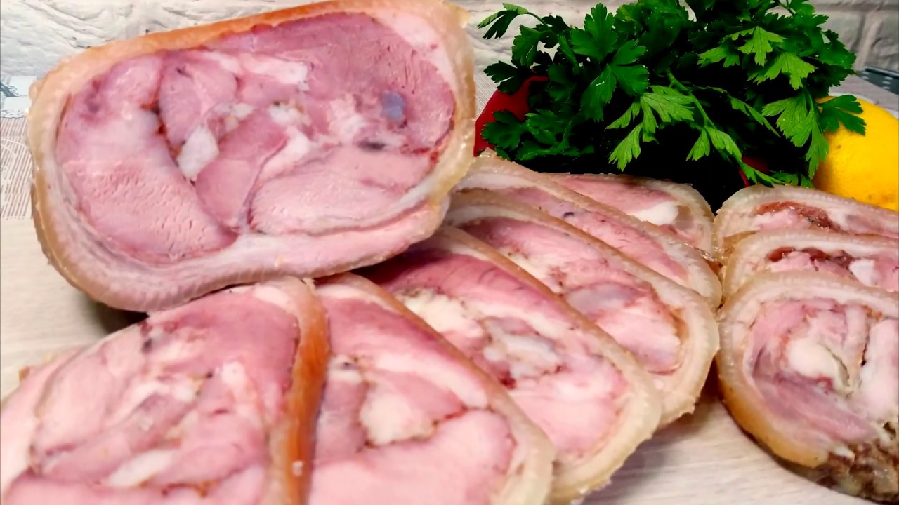 Ветчина из свиной рульки – просто, дешево, очень вкусно!