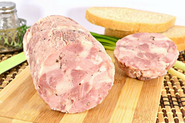 Ветчина рубленая из свинины и курицы