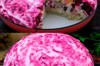 Салат «Графский» с курицей и свеклой